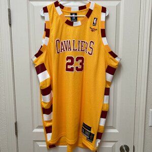 LeBron James Reebok Hardwood Classics 1975-76 VTG Cavaliers Jersey SIZE 2XL +2